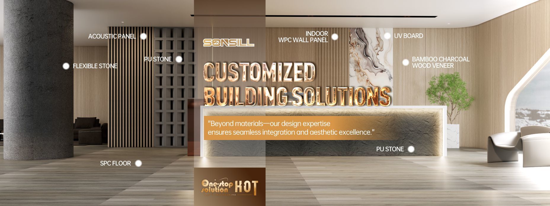 गुणवत्ता आंतरिक डब्ल्यूपीसी दीवार पैनल कारखाना