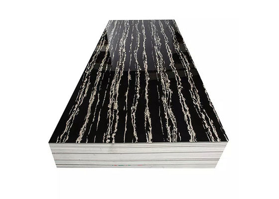 इंडोर वॉल डेकॉर के लिए 3mm 4x8 PVC UV मार्बल शीट