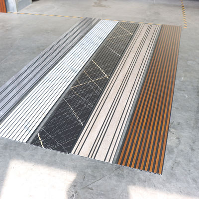 वाटरप्रूफ फायरप्रूफ पीवीसी वॉल पैनल हल्का वजन आसान स्थापना इंटीरियर एक्सटीरियर वॉल बोर्ड बाथरूम किचन लिविंग रूम के लिए