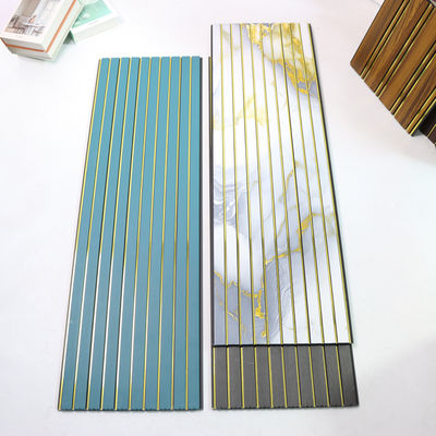 वाणिज्यिक ग्रेड पीवीसी वॉल पैनल उच्च स्थायित्व नमी प्रूफ वॉल बोर्ड ऑफिस शॉप रेस्तरां होटल की दीवार के लिए