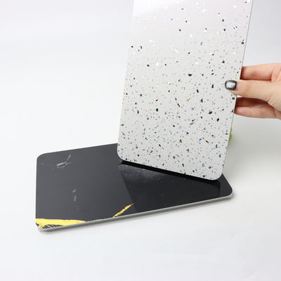 पर्यावरण के अनुकूल वाटरप्रूफ पीवीसी शावर वॉल पैनल आसान साफ सतह