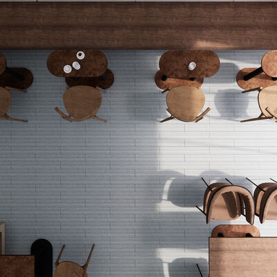 यथार्थवादी पैटर्न के साथ सजावटी फर्श फिल्म स्थापित करने के लिए आसान और हटाने योग्य