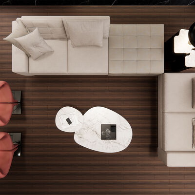 कार्यालय मंजिल स्टिकर विनाइल स्वयं चिपकने वाला कोई उपकरण या गोंद की आवश्यकता नहीं आसान DIY मंजिल अद्यतन