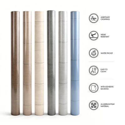 0.7 मिमी चिपकने वाला मंजिल स्टिकर कॉर्क या नरम बनावट पैटर्न