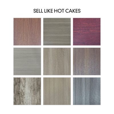 0.7 मिमी चिपकने वाला मंजिल स्टिकर कॉर्क या नरम बनावट पैटर्न