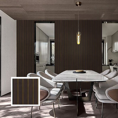 आधुनिक अंदरूनी छत की दीवार की सजावट के लिए नमी प्रतिरोधी आसानी से स्थापित होने वाला पीवीसी फ़्लूटेड छत दीवार पैनल