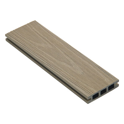 आउटडोर खोखले डब्ल्यूपीसी कम्पोजिट डेकिंग