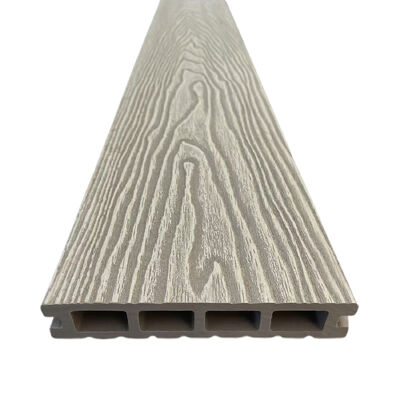 आउटडोर खोखले डब्ल्यूपीसी कम्पोजिट डेकिंग