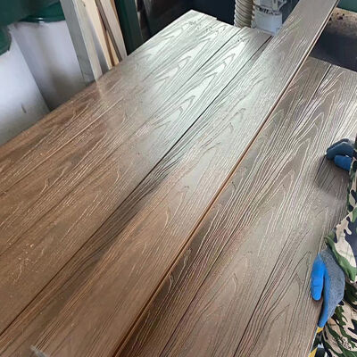 बाहरी दीवार पैनल WPC बाहरी लकड़ी प्लास्टिक कम्पोजिट मौसम प्रतिरोध और आसान स्थापना के साथ