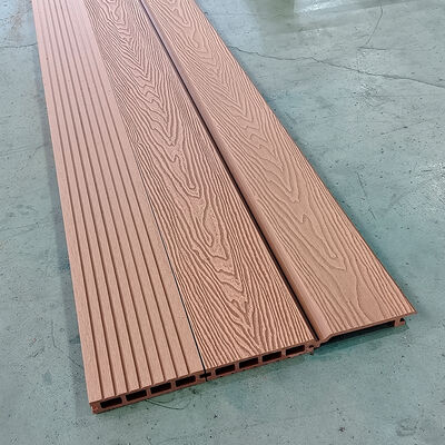 आवासीय और वाणिज्यिक बाहरी दीवारों के लिए वाटरप्रूफ आउटडोर WPC वॉल पैनल कम्पोजिट लकड़ी