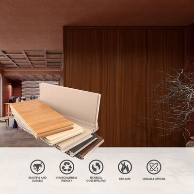 जलरोधक अग्निरोधक नमी प्रतिरोधी पीवीसी विभाजन पैनल