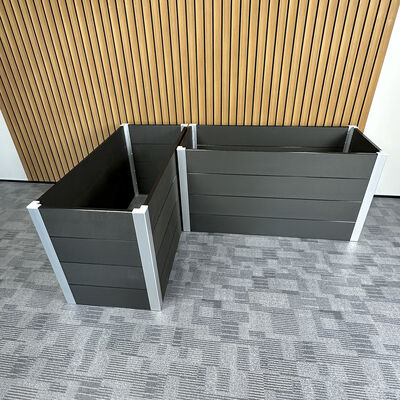 आउटडोर सब्जी फूल जड़ी बूटी उद्यान के लिए बड़े उठाया उद्यान बिस्तर प्लांटर बॉक्स