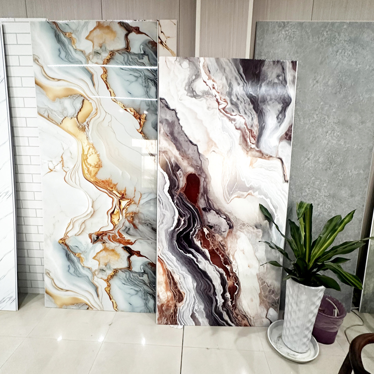 एंटी स्क्रैच होटल बाथरूम पीवीसी पैनल 1000x2400 मिमी