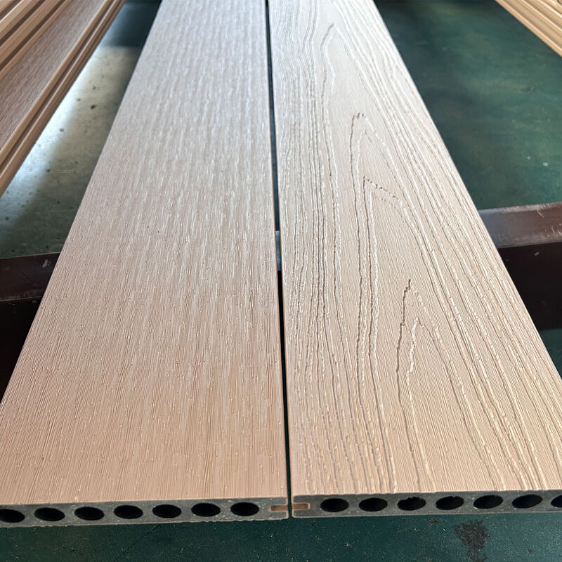 बाहरी डब्ल्यूपीसी दीवार पैनल प्रणाली बाहरी दीवार के लिए पनरोक लकड़ी प्लास्टिक कम्पोजिट