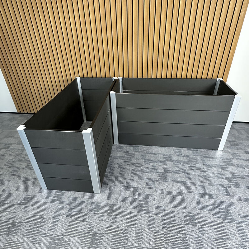 आउटडोर सब्जी फूल जड़ी बूटी उद्यान के लिए बड़े उठाया उद्यान बिस्तर प्लांटर बॉक्स