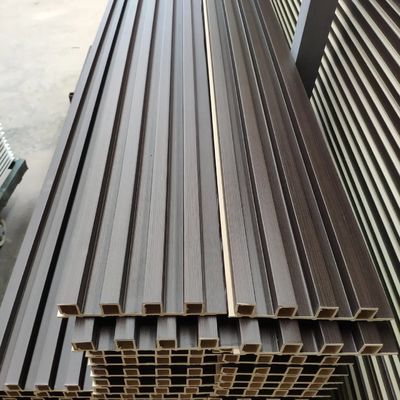 लकड़ी वैकल्पिक इनडोर 195x28mm आंतरिक WPC दीवार पैनल WPC सजावटी दीवार पैनल