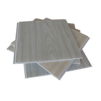 दक्षिण अमेरिकी के लिए उच्च चमकदार इनडोर लकड़ी 250x8mm मुद्रण पीवीसी छत पैनल
