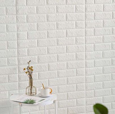 नमी रोधी फ़ोम वॉलपेपर स्वयं चिपकने वाला घर की सजावट के लिए DIY 3D