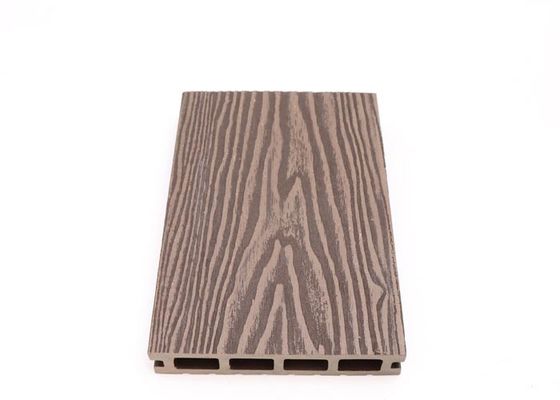प्लास्टिक क्रैक रेज़िस्टेंट WPC डेकिंग WPC टेरेस बोर्ड 140x25x2900