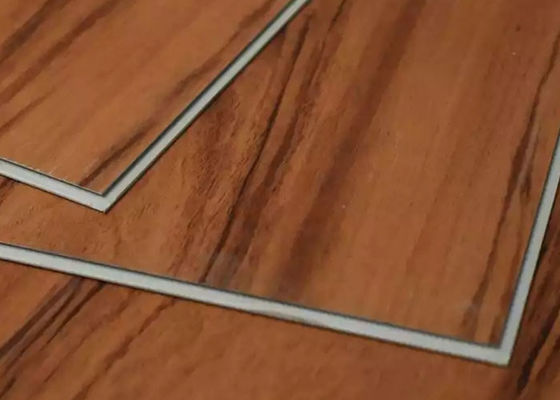 180x1220x4mm वुड ग्रेन क्लिक एसपीसी फ्लोरिंग वाटरप्रूफ प्लास्टिक पीवीसी फ्लोरिंग