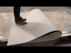 आंतरिक सजावट दीवार पृष्ठभूमि पैनल यूवी कोटिंग पीवीसी संगमरमर शीट