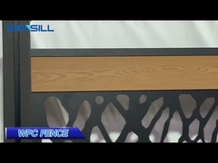 गार्डन सह एक्सट्रूज़न डब्ल्यूपीसी बाड़ पैनल लकड़ी प्लास्टिक समग्र फफूंदी सबूत