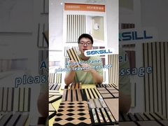 अग्निरोधक वर्ग किनारा ध्वनिक बोर्ड पैनल घर की सजावट के लिए लकड़ी के स्लेट पैनल