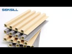 इनडोर आंतरिक आंतरिक डब्ल्यूपीसी दीवार पैनल बोर्ड क्लैडिंग