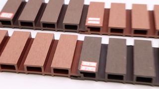 आउटडोर डब्ल्यूपीसी दीवार क्लैडिंग 219 * 26 मिमी